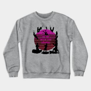 Kitesurfers Be Up With The Boards Retro Style Crewneck Sweatshirt